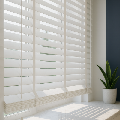 Ahşap Jaluzi Beyaz Renk