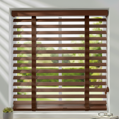 Ahşap Jaluzi Ceviz Renk