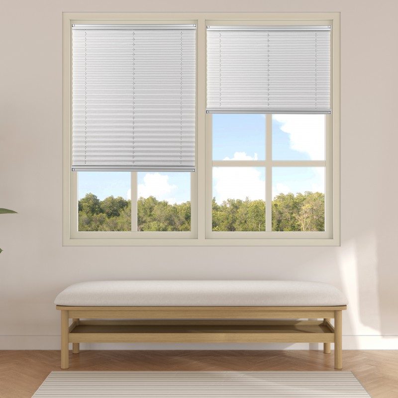 Plise Perde Blackout Gri