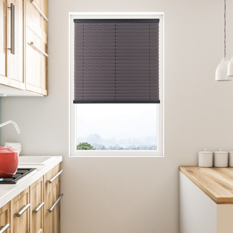 Plise Perde Blackout Antrasit