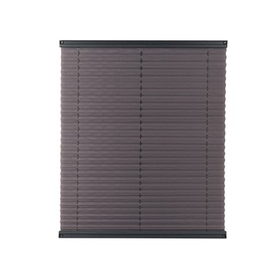 Plise Perde Sade Antrasit Gri