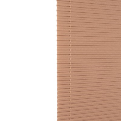 Plise Perde Sade Kahve