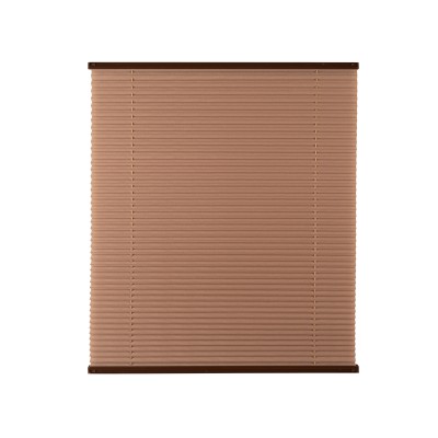 Plise Perde Sade Kahve