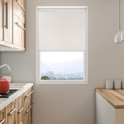 Plise Perde Sade Beyaz