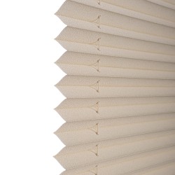 Plise Perde Blackout Krem