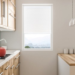 Plise Perde Gümüş Beyaz