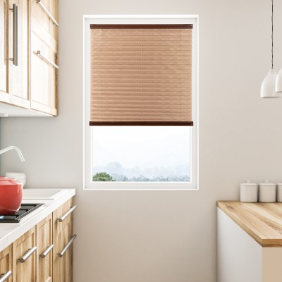  Plise Perde Gümüş Bronz